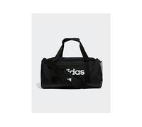adidas Unisex Essentials Linear Duffel Bag Duffel Bag, Black/Black/White, S