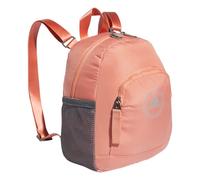 adidas Linear Mini Backpack Small Travel Bag Discontinued, Wonder Clay/Silver Metallic, One size, Linear Mini Backpack Small Travel Bag Discontinued