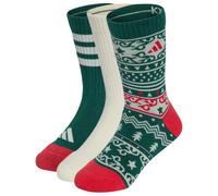 adidas - Little Kid's X-Mas 3PP Socks - Sports socks size XS, multi
