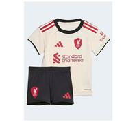 adidas Liverpool 25/26 Away Infant Kit - White, Cream, Size 6-9 Months Cream