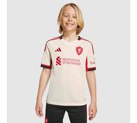 Adidas Liverpool Fc 25/26 Away Junior Short Sleeve T-shirt Beige 11-12 Years Boys,Girls