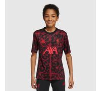 LFC adidas Youth 25/26 Short Sleeve Pre-Match Shirt Black