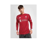 adidas Liverpool FC 2025/26 Long Sleeve Home Shirt - Red - Mens S