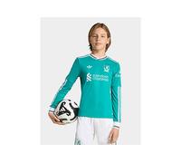 adidas Liverpool FC 25/26 Long Sleeve Third Jersey - Green 11-12Y