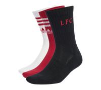 adidas Liverpool Fc Socks 3pp Unisex Black Sizes 4.5 - 5.5 to 11 - 12.5 New
