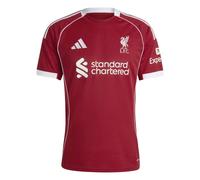 Adidas Liverpool Home Mens Short Sleeve Jersey 2025/2026 Size: XXL, Colour: Red