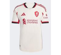 adidas Liverpool Men's 25/26 Away Authentic Replica Shirt - White, Cream, Size Xl, Men Cream