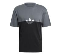 adidas Logo Adicolor Slices Trefoil Boxy Tee Men's Blue/black GN3504 XL