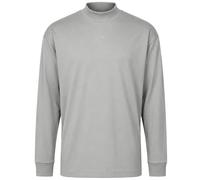 Adidas Logo Basketball Long Sleeve Pullover Mens Grey Top IA3423
