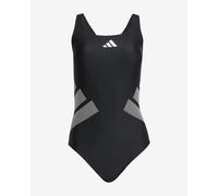 adidas Logo C-Back swimsuit black white women - 32
