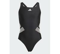 Adidas Logo C-back Swimsuit Black 4-5 Years Girl