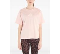 adidas logo-print T-shirt - Pink S-M