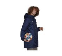adidas Long Coat Mens Football Jacket Entrada 22 Stadium Navy