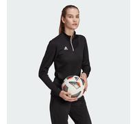 adidas Long Sleeve Top Womens Training Football Entrada Sports Black