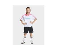 adidas Loose Polo Pinstripe Short Tee Set - White - Kids 7-8Y