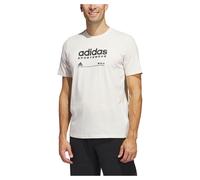Adidas Lounge Short Sleeve T-shirt White M Men