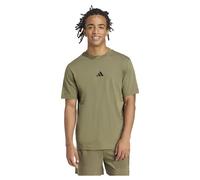 adidas Essentials Small Logo Short Sleeve Jersey T-shirt Khaki Green Black - 3XL