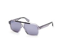 Adidas Man OR0066 20C Sunglasses Acetate Grey Grey Geometric Normal Mirror