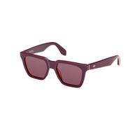 Adidas Man OR0110 81U Sunglasses Acetate Violet Bordeaux Squared Normal Mirror