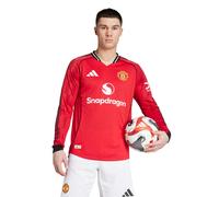 adidas Man Utd 25/26 Home Authentic L/S Football Shirt Medium