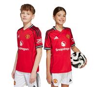 Adidas Football Shirt Manchester United 25/26 Home Junior Short Sleeve Red 9-10 Years