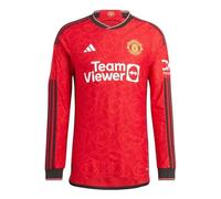 adidas Manchester United 23/24 Long Sleeve Home Authentic 'Team Collegiate Red' IP1728 L