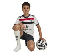 Adidas Manchester United 24/25 3 Stripes Junior Shorts