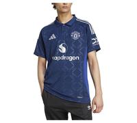 Adidas Manchester United 24/25 Away Short Sleeve T-shirt Blue S Men