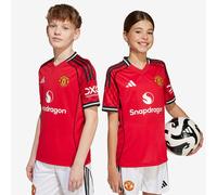 adidas Manchester United FC 2025/26 Home Shirt Junior - Red - Kids 7-8Y