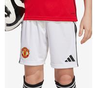 adidas Manchester United Junior 25/26 Home Stadium Shorts - White, White, Size 11-12 Years White