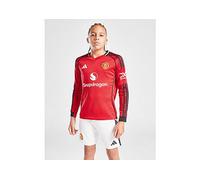 adidas Kids Manchester United Long Sleeve Home Shirt 2025 2026 Juniors