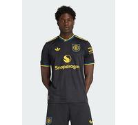 adidas Manchester United 25/26 Third Authentic Jersey, Black, Size S, Men Black