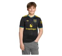 Adidas Manchester United 25/26 Third Junior Short Sleeve T-shirt Black 11-12 Years Kids