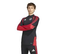 Manchester United Football T-Shirt Training Top Black adidas Mens Premier League