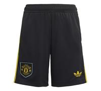 Adidas Manchester United 3rd Junior Short 2025/2026 Colour: Black, Size: 9-10 years