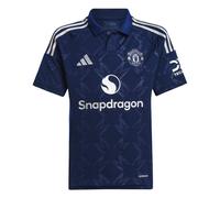Adidas Manchester United Away Junior Short Sleeve Jersey 2024/2025 Colour: Indigo, Size: 7-8 years