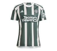 Adidas Manchester United Away Mens Short Sleeve Jersey 2023/2024 Colour: Green, Size: XXL