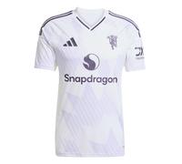 Adidas Manchester United Away Mens Short Sleeve Jersey 2025/2026 Colour: White, Size: Small