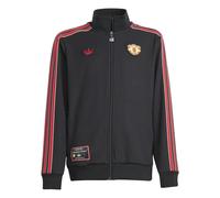 adidas Manchester United FC Terrace Icons Track Top Juniors 11-12 Years Black