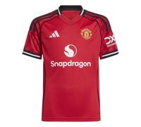 adidas Manchester United FC 2025/26 Home Shirt Junior - Red - Kids 7-8Y
