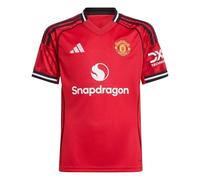 adidas Manchester United Home Youth Soccer Jersey 25/26, Red, S