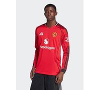 adidas Manchester United Mens 25/26 Home Long Sleeve Stadium Replica Shirt, Red, Size S, Men Red