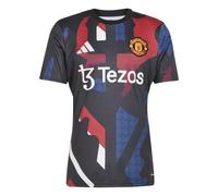 Adidas Manchester United Mens Pre-Match Short Sleeve Jersey 2024/2025 Size: Small, Colour: Black