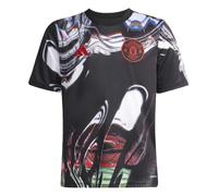 Adidas Manchester United 25/26 Pre Match Junior Short Sleeve T-shirt Grey 11-12 Years Boy