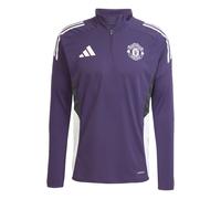 Adidas Manchester United Tiro Competition Mens Training 1/4 Zip Top 2025/2026 Size: Small, Colour: Purple
