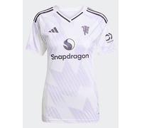 adidas Womens Manchester United Away Shirt 2025 2026 Short Sleeve V-neck