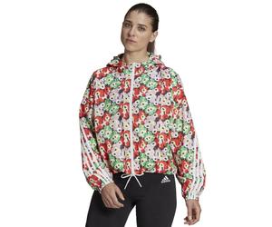 Adidas Marimekko Jacket Designer Flower Windbreaker Wind Jacket Hood M 38 40