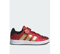 Adidas Marvel Avengers Grand Court Shoes – Unisex Kids, Better Scarlet/Matte Gold/Core Black, UK 3