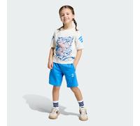 adidas Unisex Kids MARVEL AVENGERS T-SHIRT SET, off white/ray blue, 3-4 Years