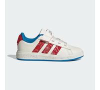adidas Marvel Spider-Man Grand Court Shoes Kids, Cloud White/Pure Ruby/Bright Blue, 4 UK Child